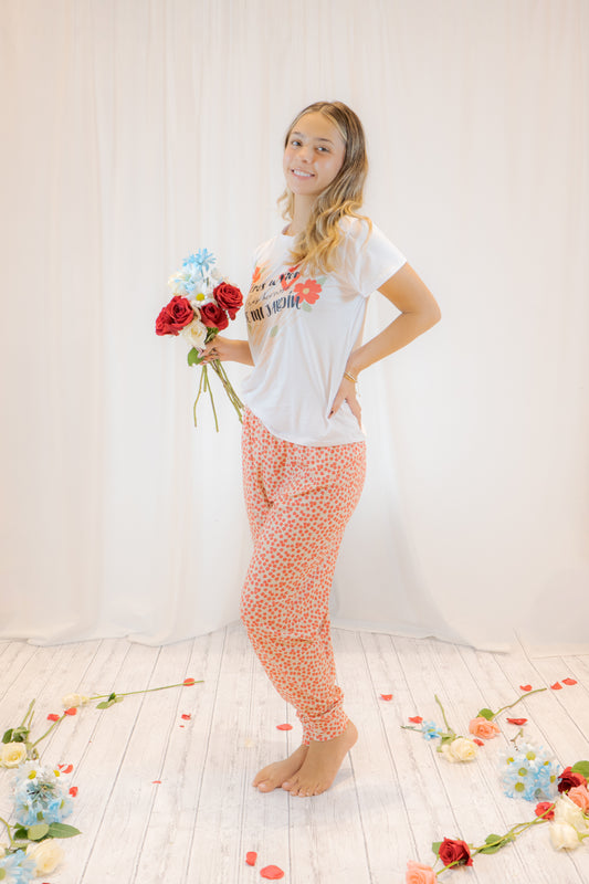 PIJAMA RUBI TROPICAL - CAMISETA - PANTALON