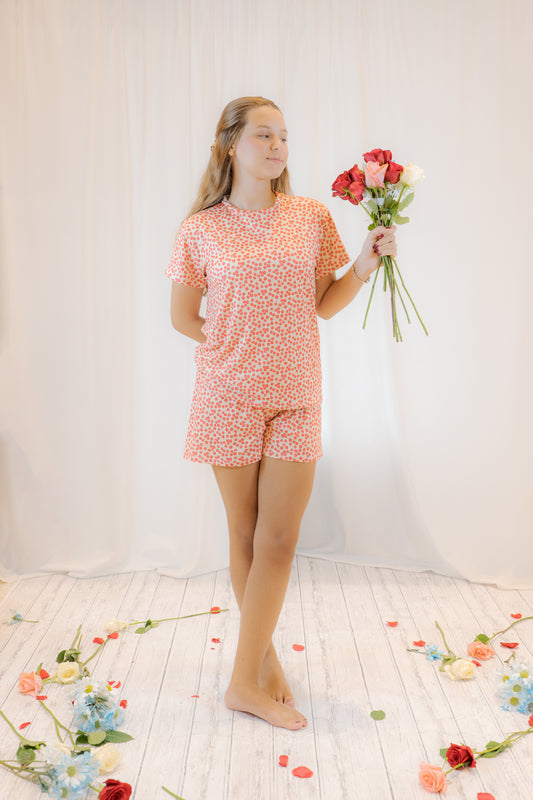 PIJAMA RUBI TROPICAL - SET SHORT SUBLIMADO