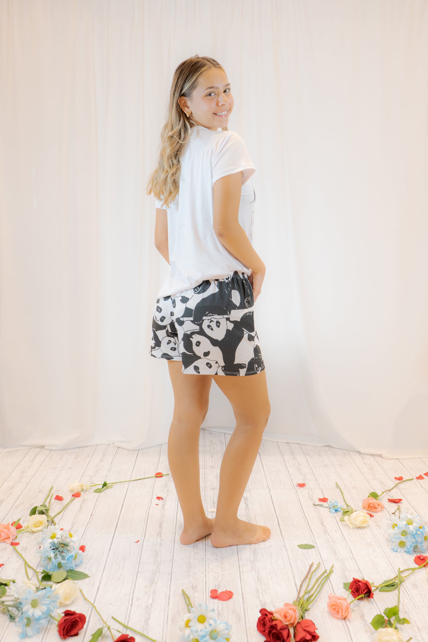 PIJAMA PANDA - CAMISA - SHORT