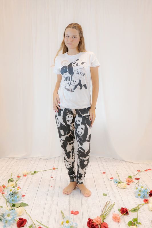 PIJAMA PANDA - CAMISETA - PANTALON