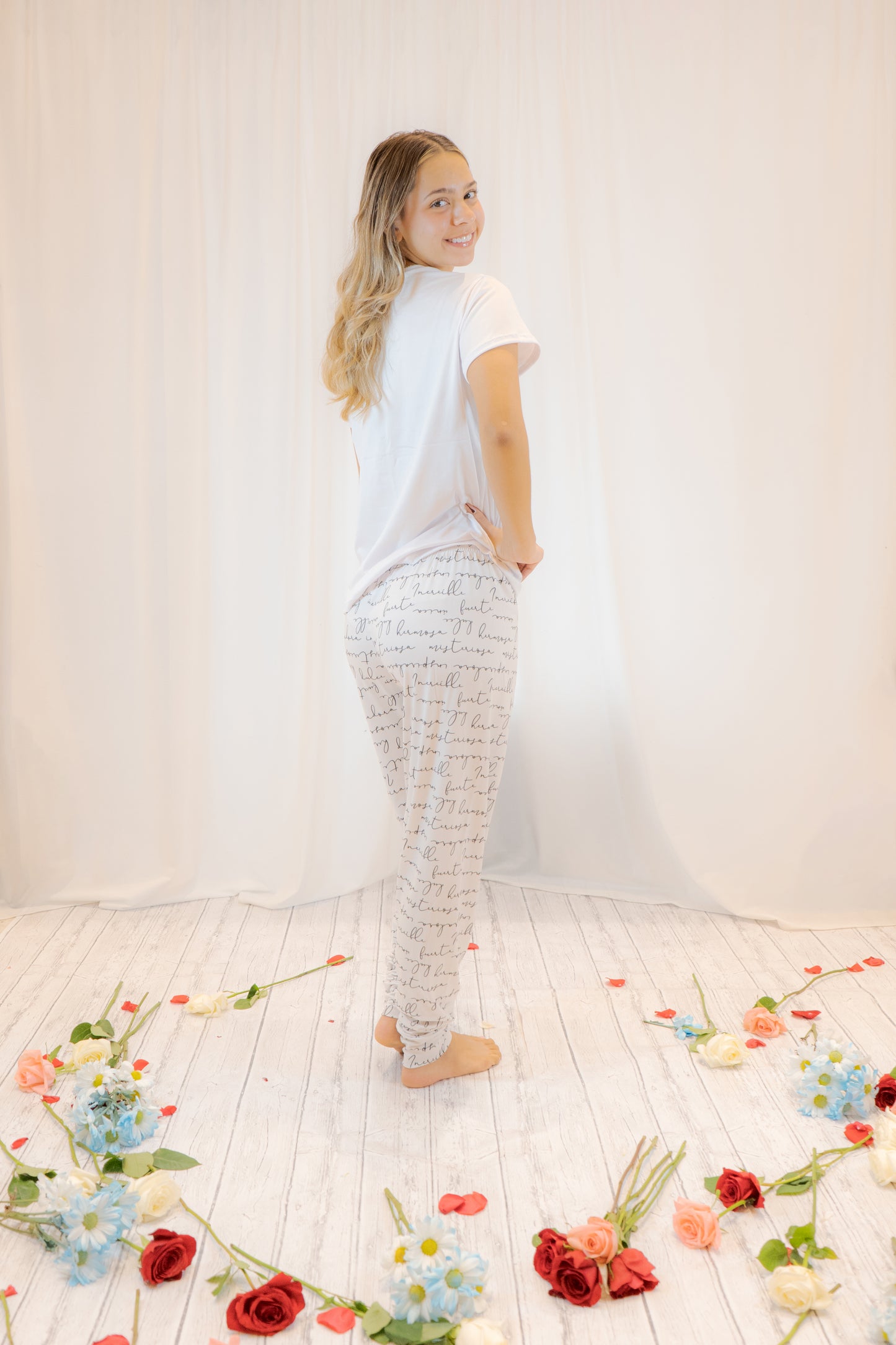 PIJAMA ALMA ESCRITA- CAMISETA - PANTALON