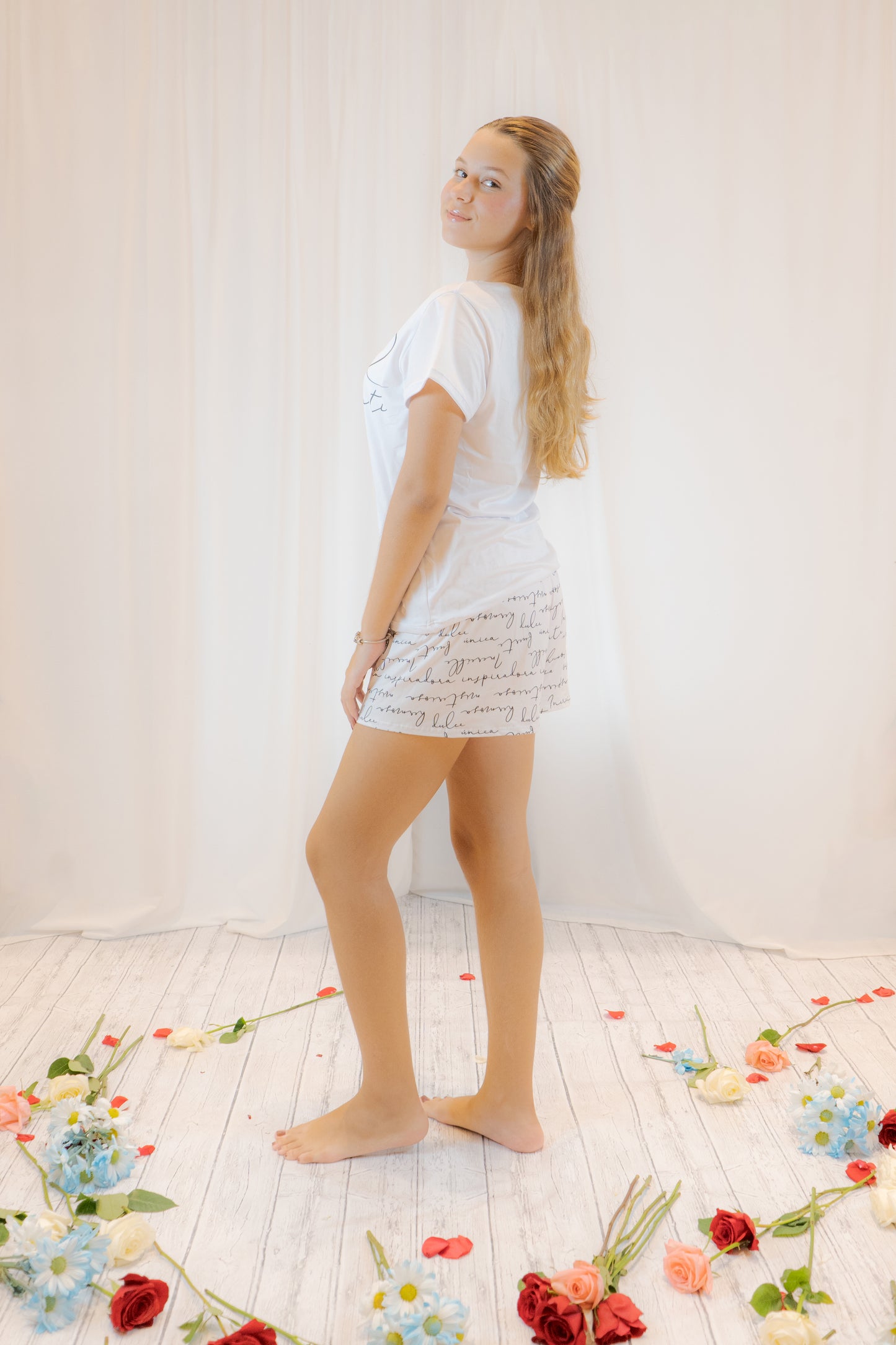 PIJAMA ALMA ESCRITA - CAMISA - SHORT