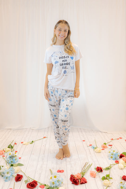 PIJAMA DIOS - CAMISETA - PANTALON