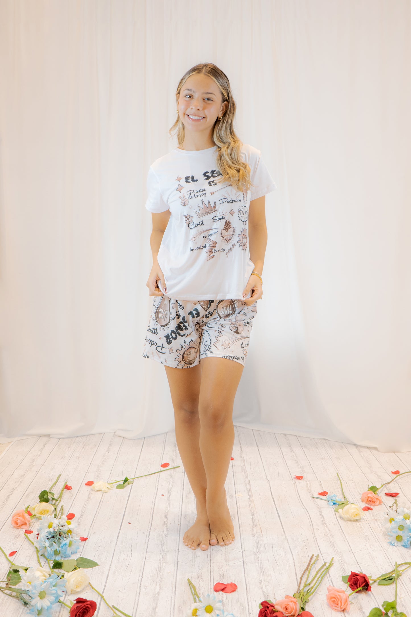 PIJAMA JESUS - CAMISA - SHORT