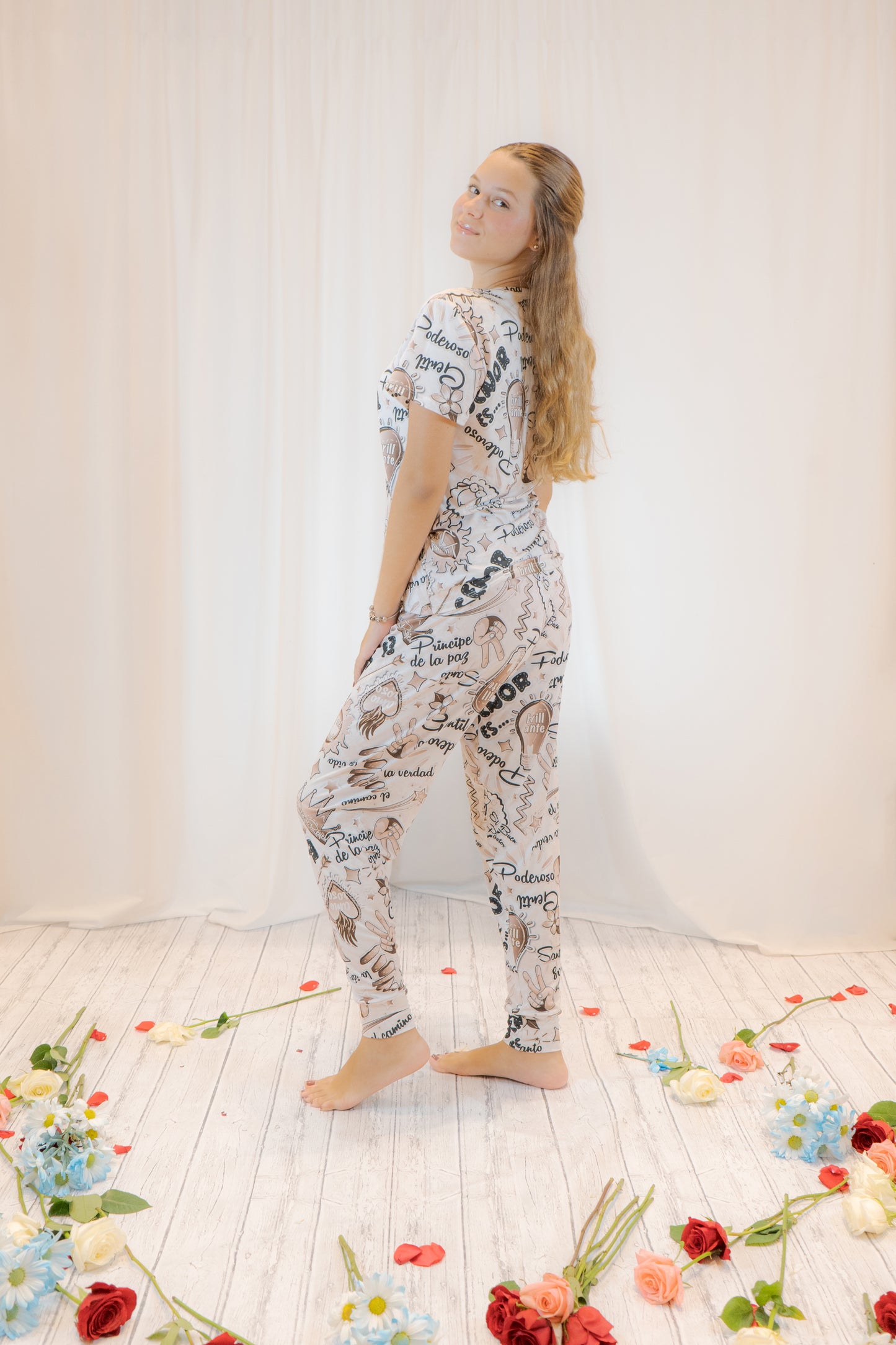 PIJAMA JESUS  - SET PANTALON SUBLIMADO