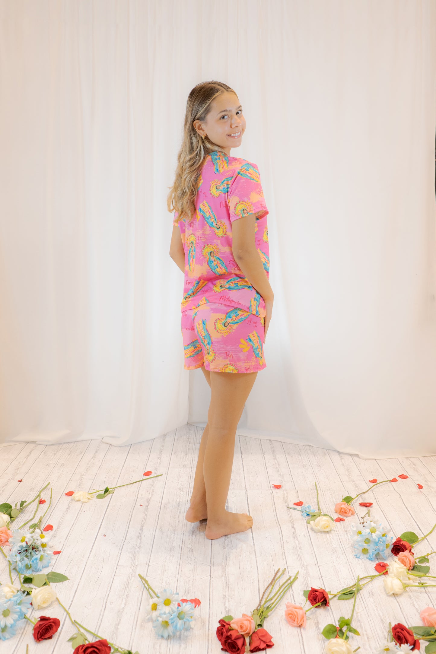 PIJAMA VIRGEN - SET SHORT SUBLIMADO