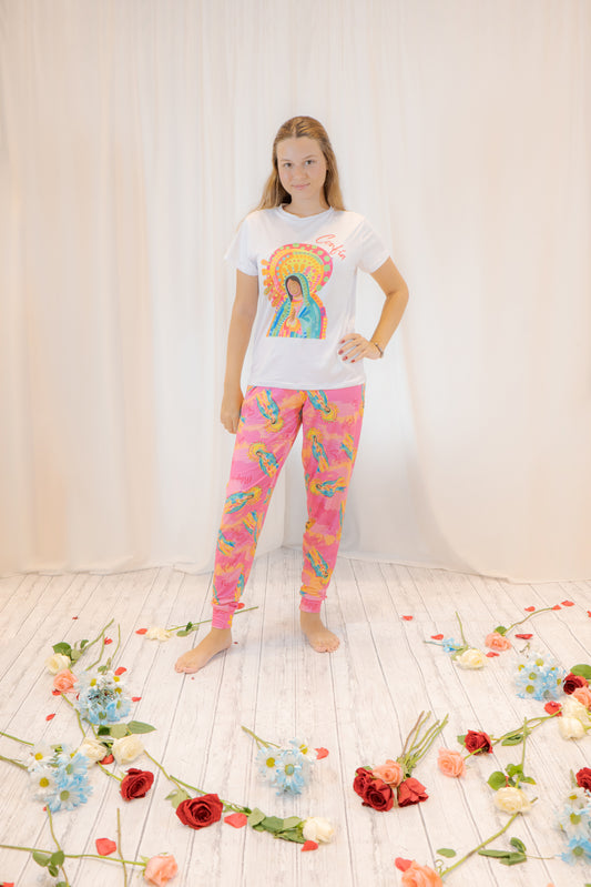 PIJAMA VIRGEN - CAMISETA - PANTALON