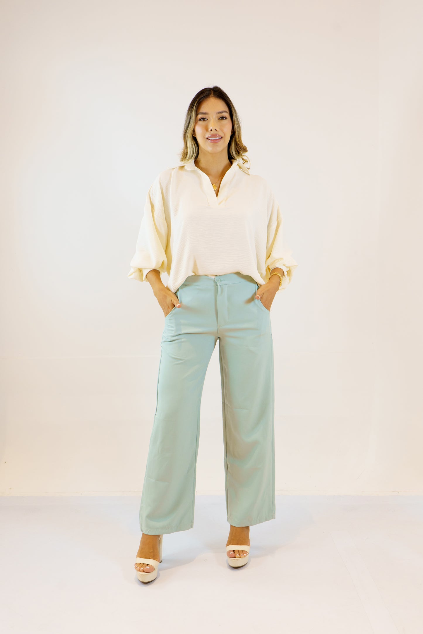 PANTALON SUGGAR AQUA
