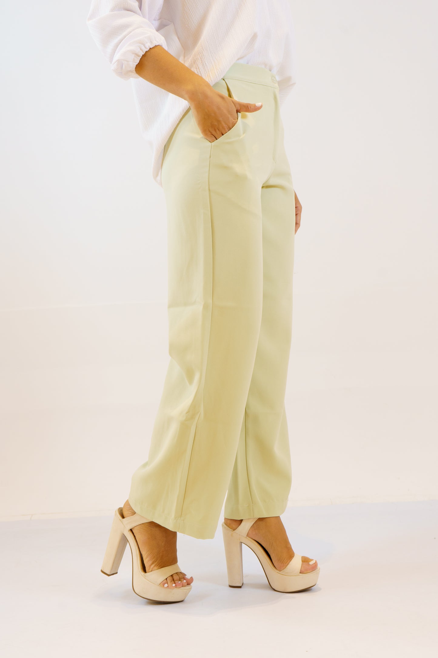 PANTALON SUGGAR VERDE PASTEL