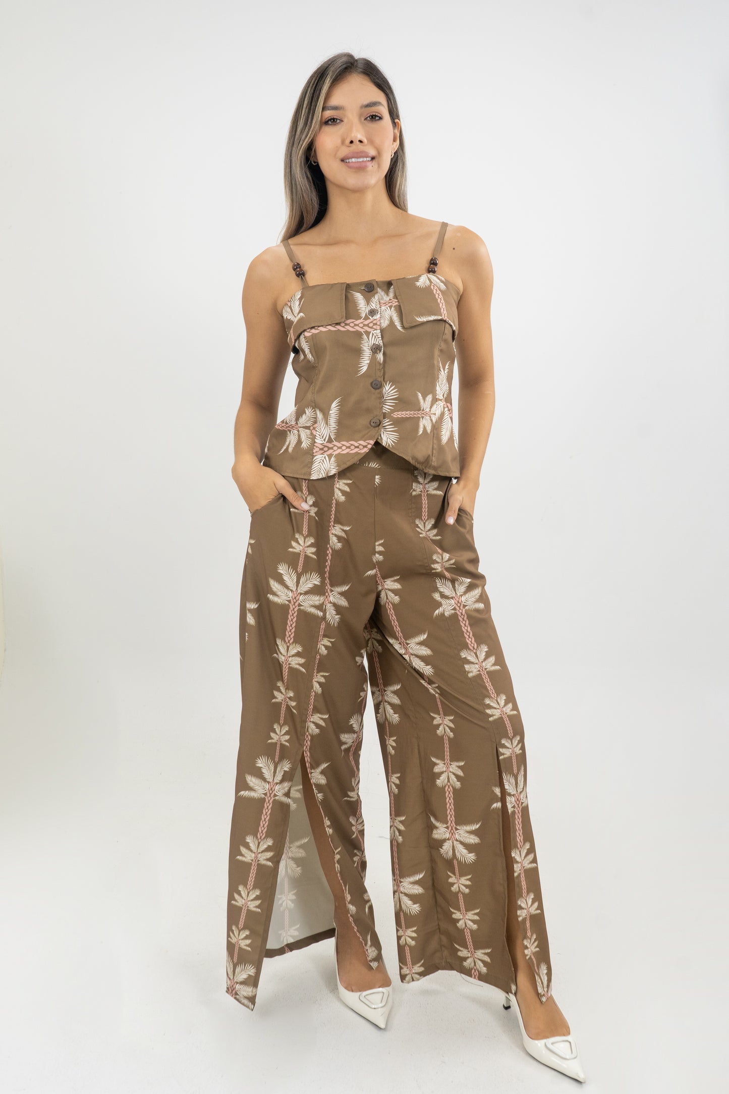 BLUSA AMAZONA PALMERA  - COLOR VERDE