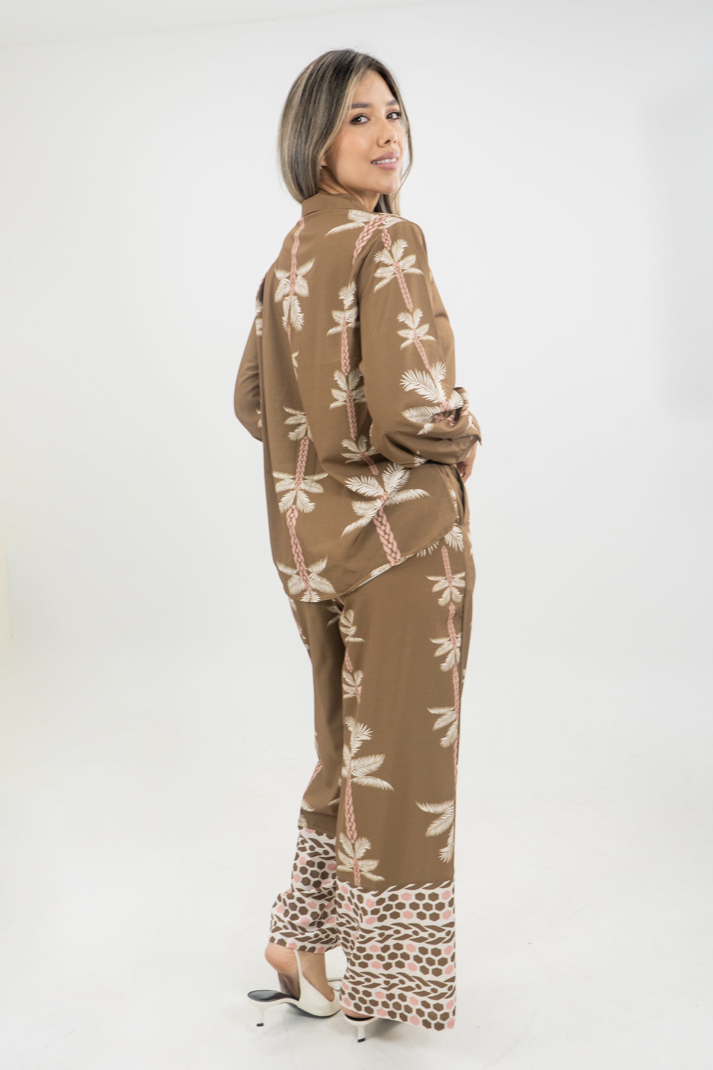 CAMISA GAVIOTA PALMERA - COLOR VERDE