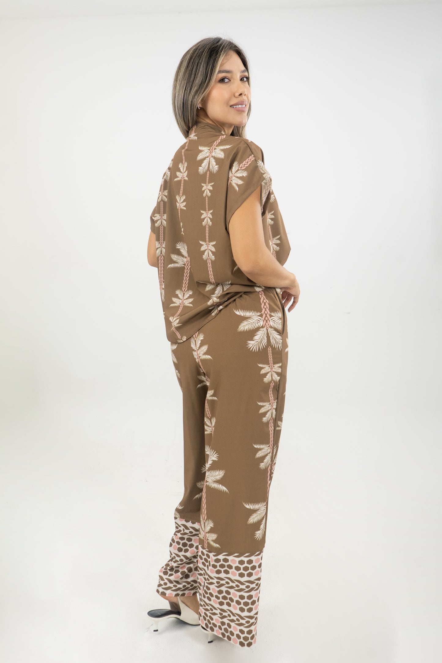 BLUSA SUSANA PALMERAS - COLOR SALVIA