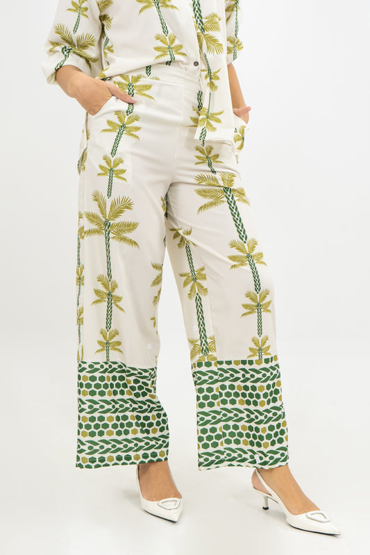 PANTALON RÍO PALMERAS - COLOR BEIGE