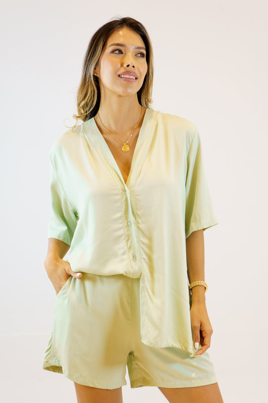 BLUSA ZAFIRO VERDE PASTEL