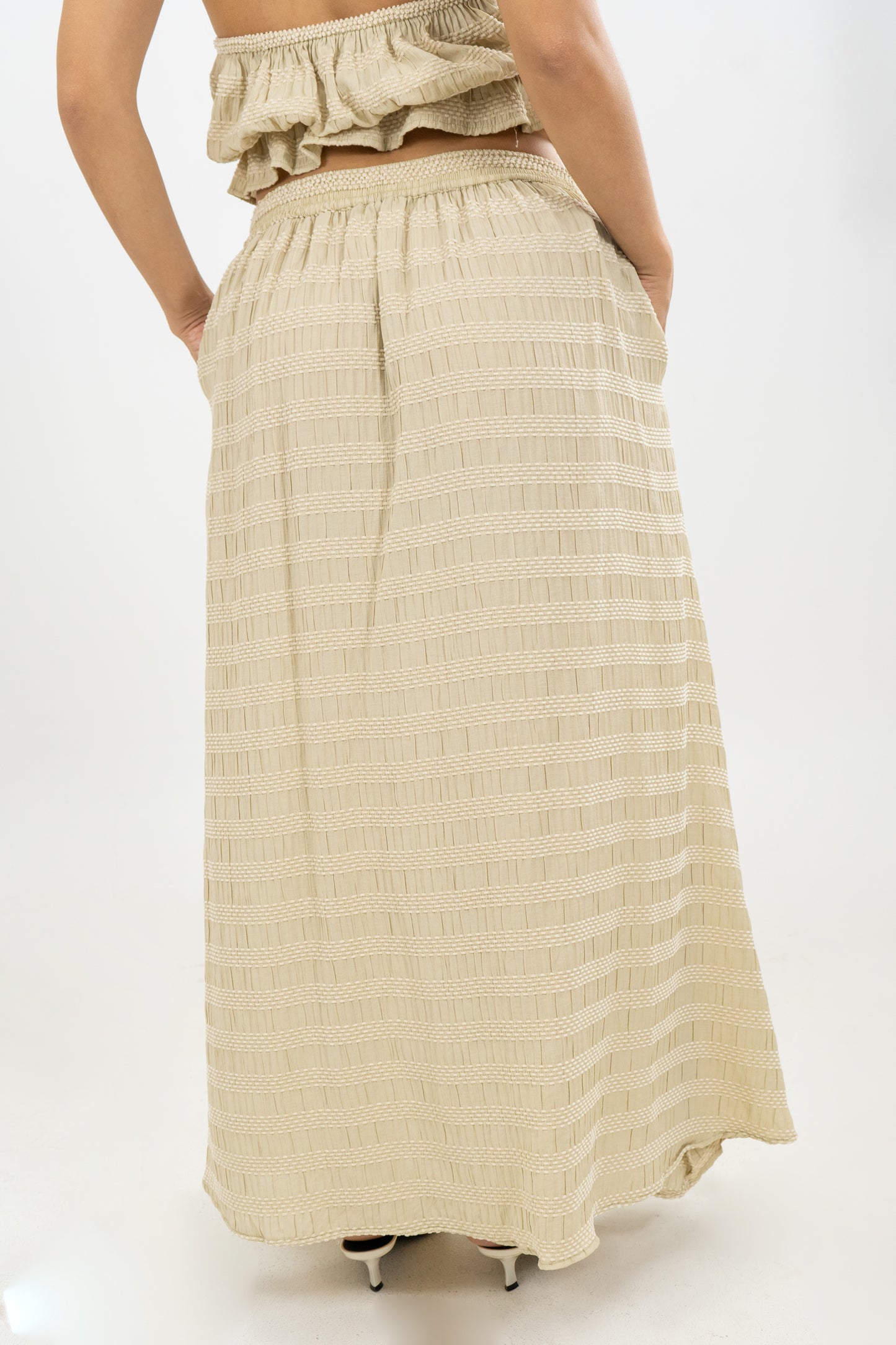 FALDA LUA PALMERA - COLOR AVENA