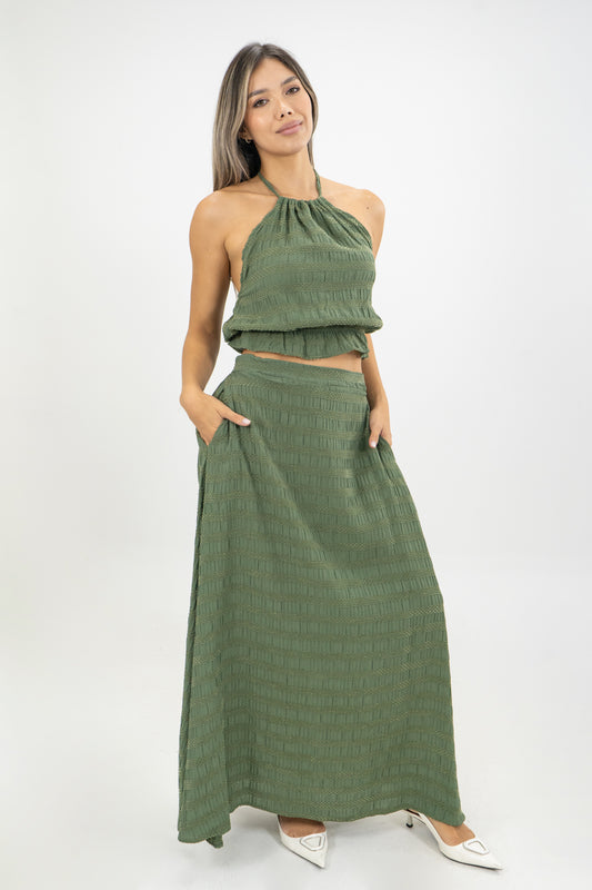 TOP UMA PALMERA - COLOR VERDE