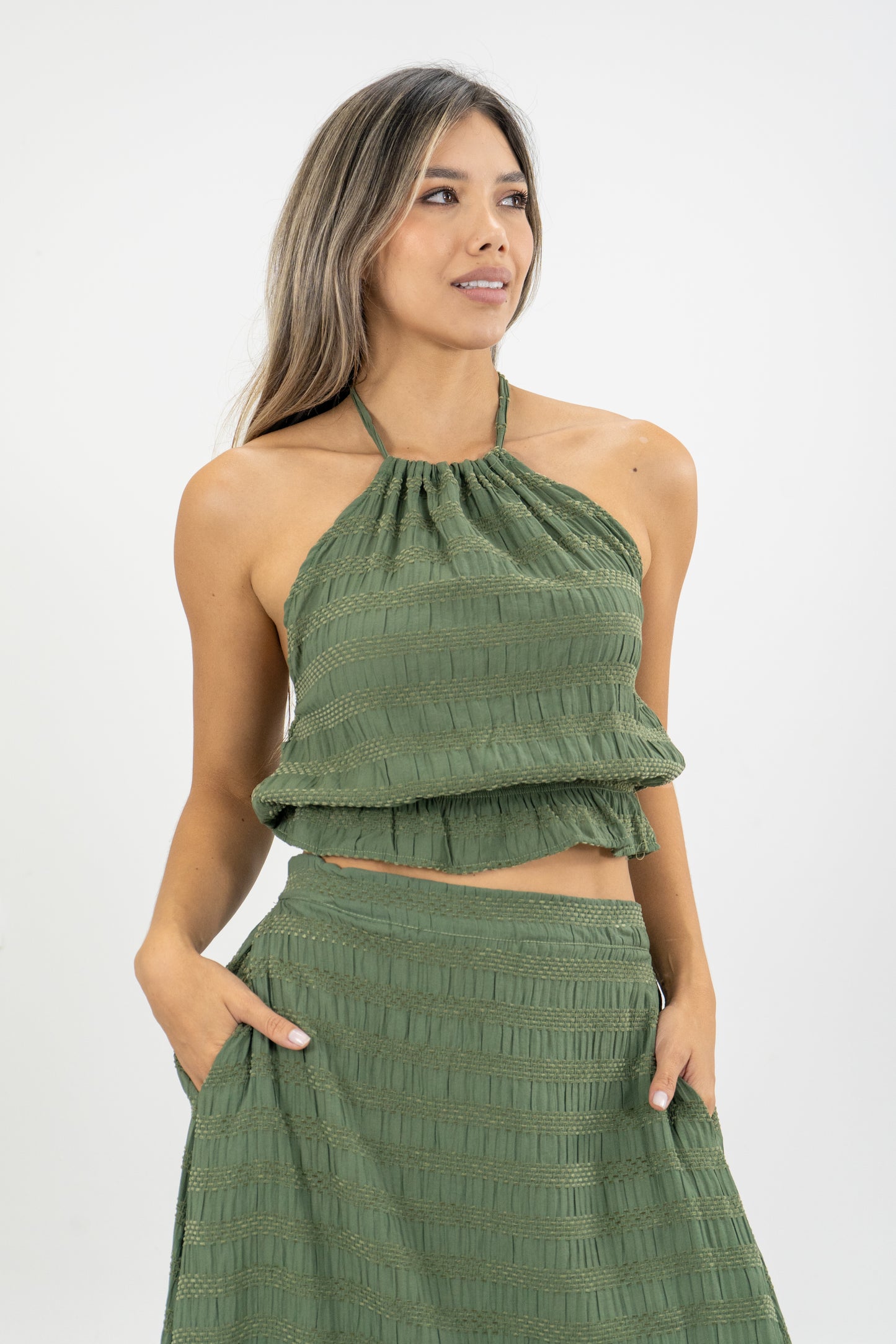 TOP UMA PALMERA - COLOR VERDE