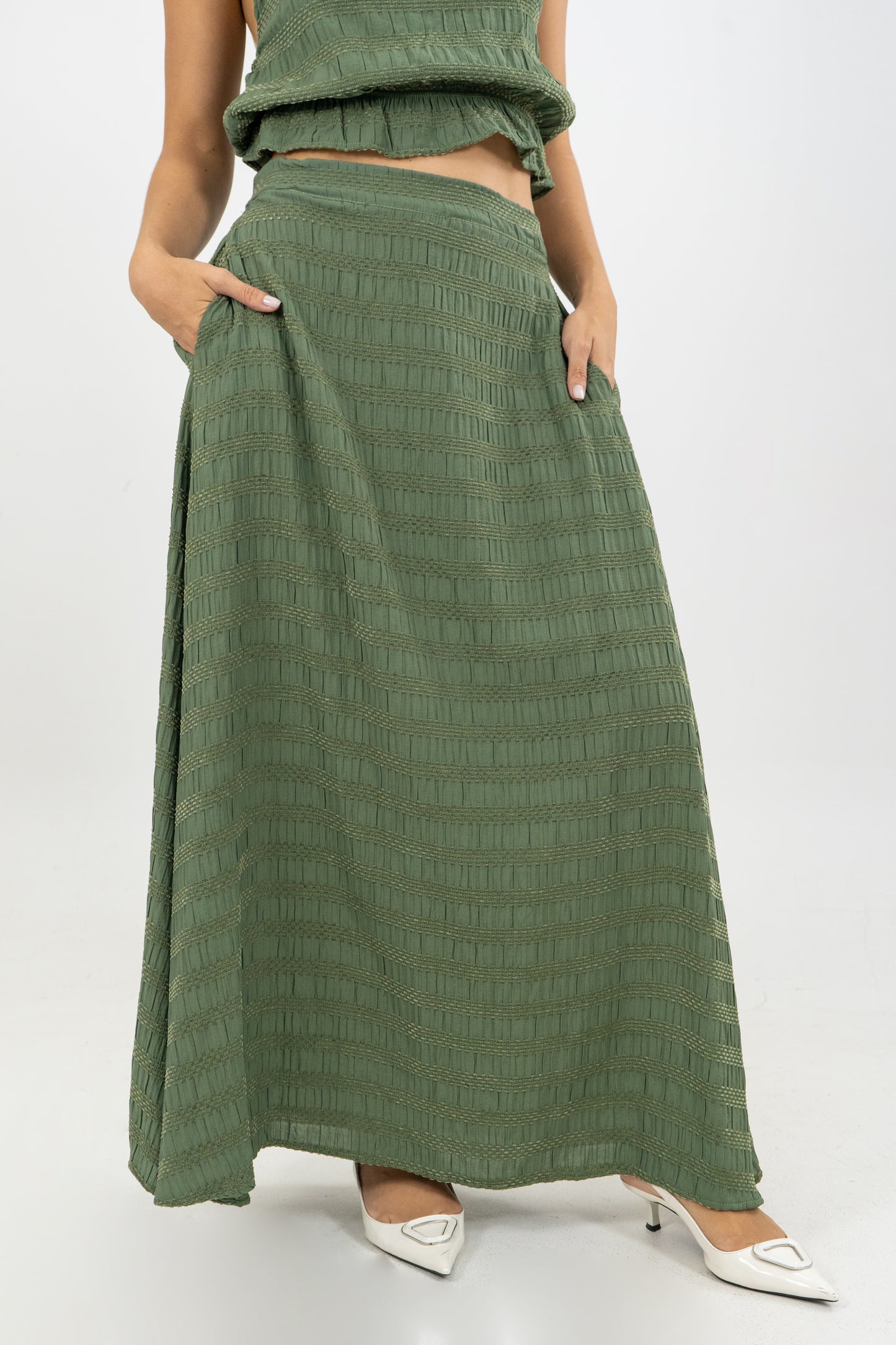 FALDA LUA PALMERA - COLOR VERDE