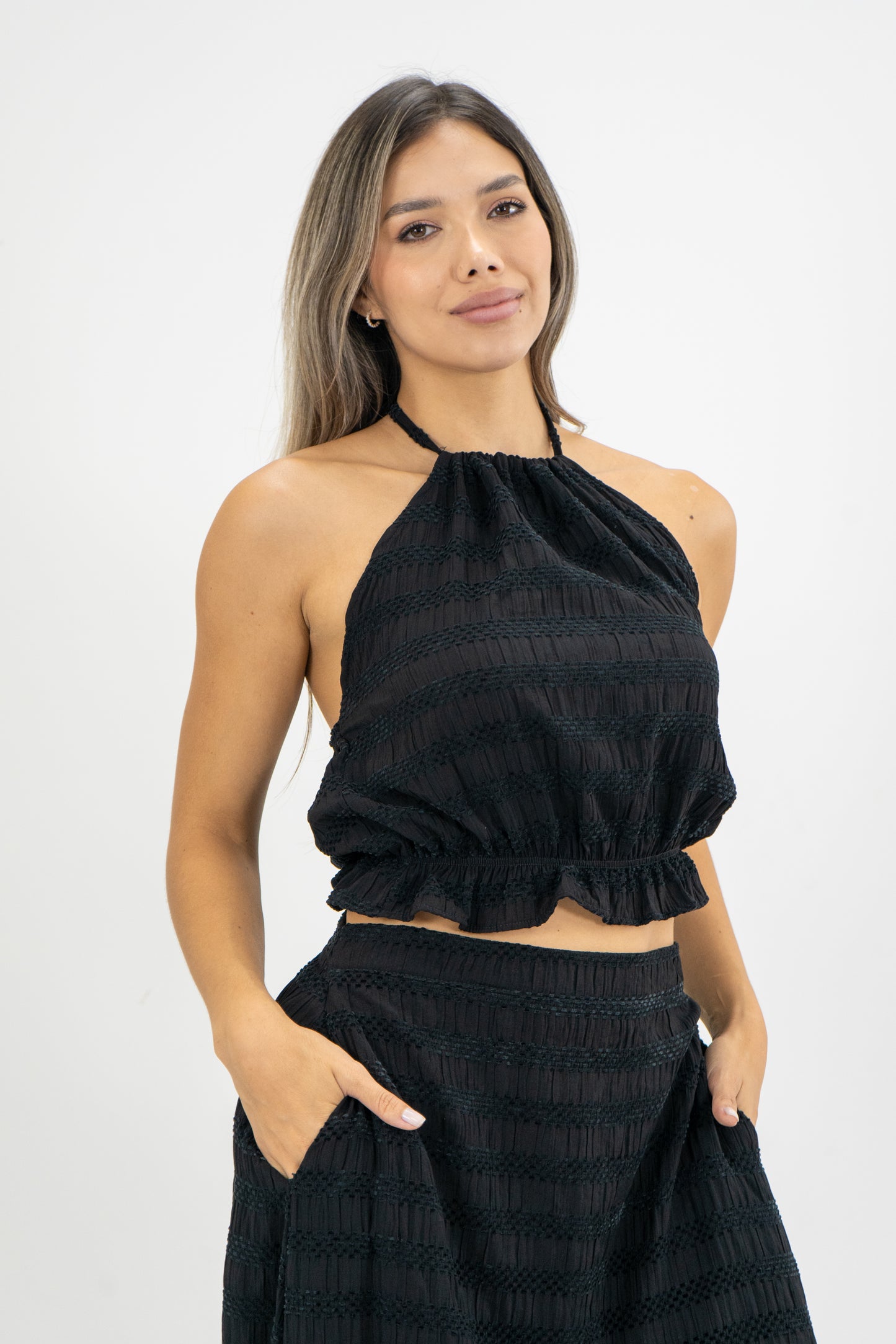 TOP UMA PALMERA - COLOR NEGRO