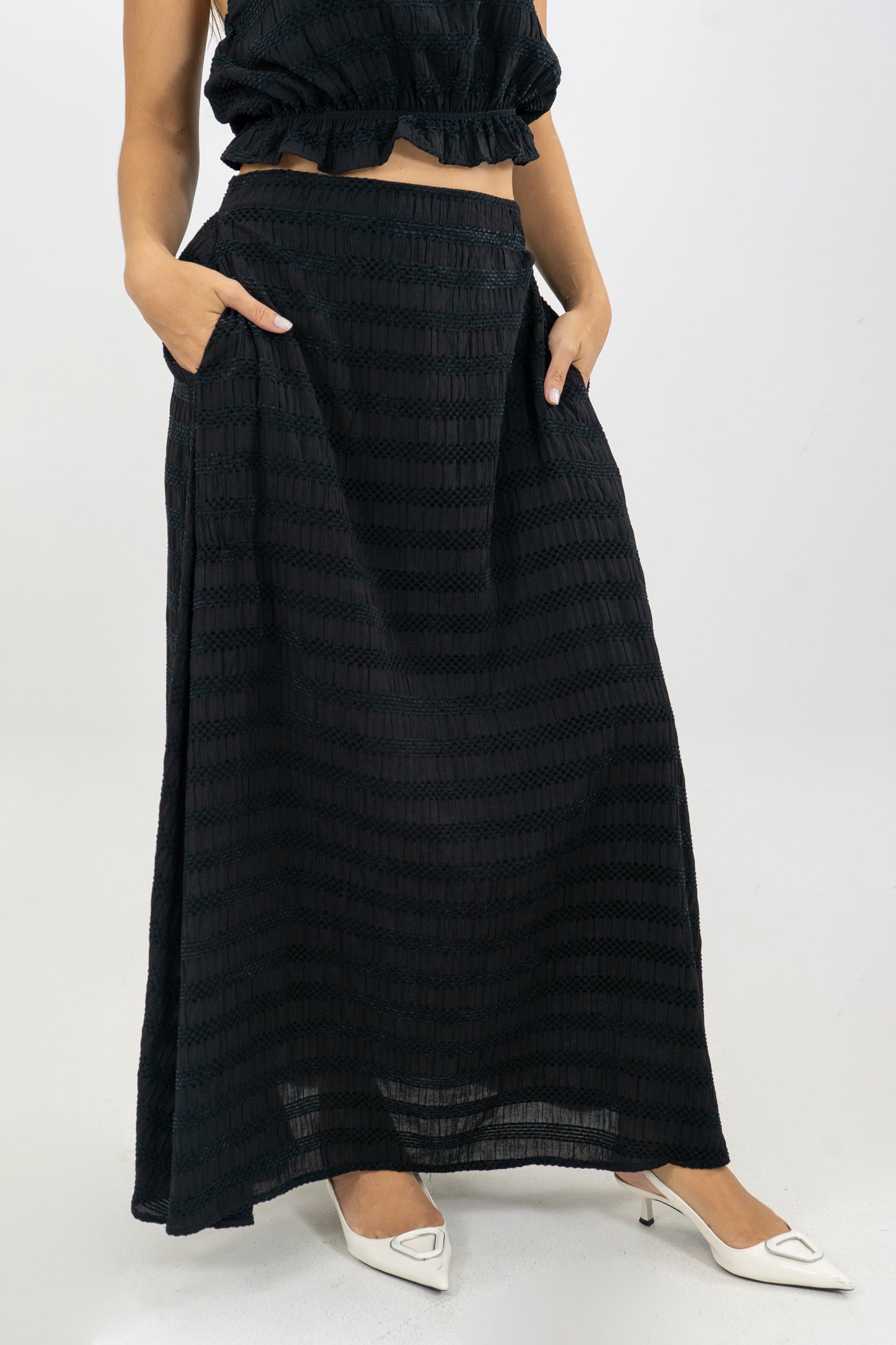 FALDA LUA PALMERA - COLOR NEGRO