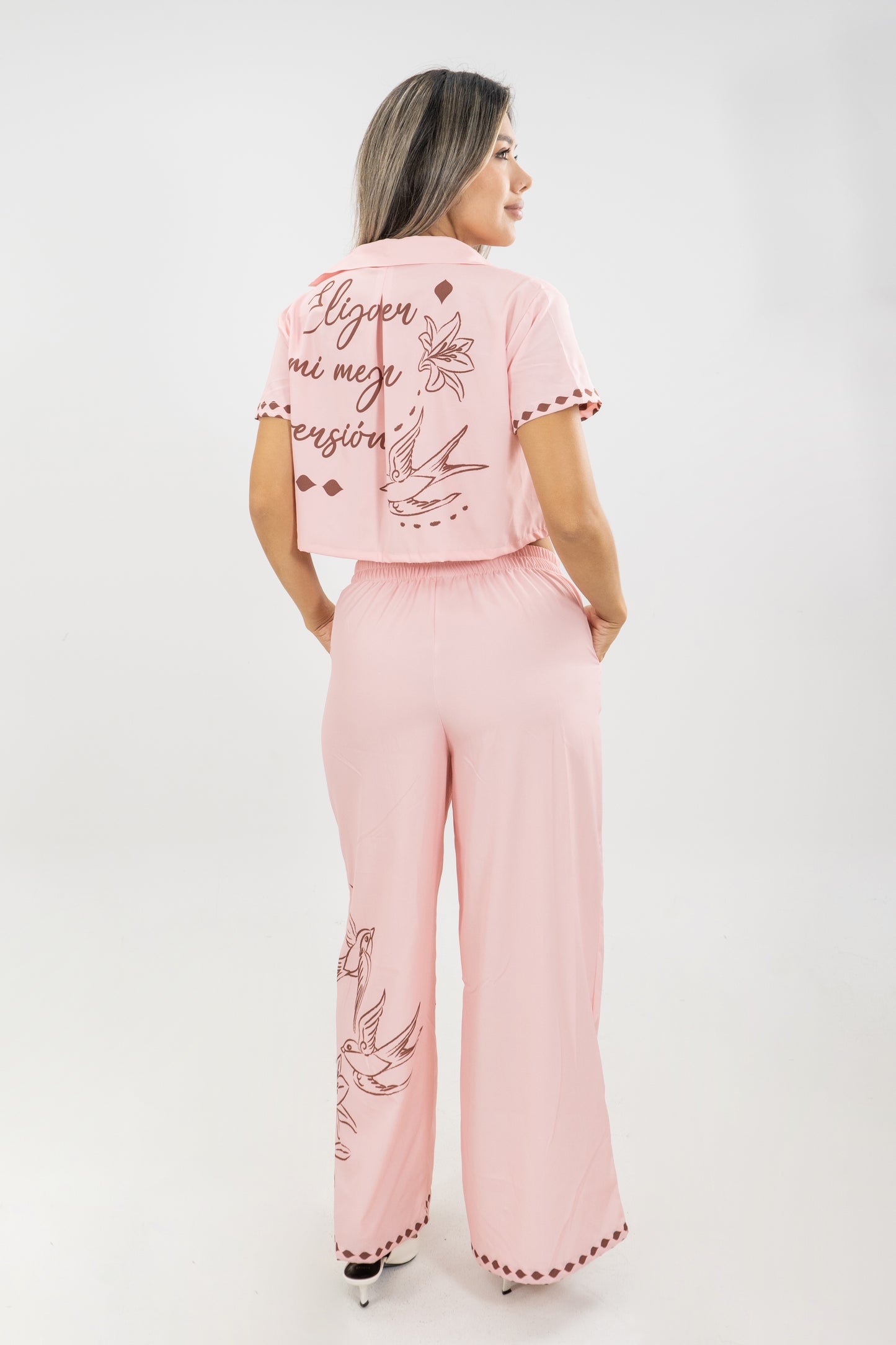 CAMISA LAILA TARTAN ST - COLOR ROSA