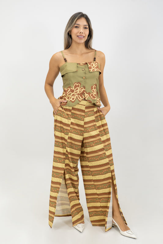 PANTALON ATENEA SAVANNA - COLOR AMARILLO