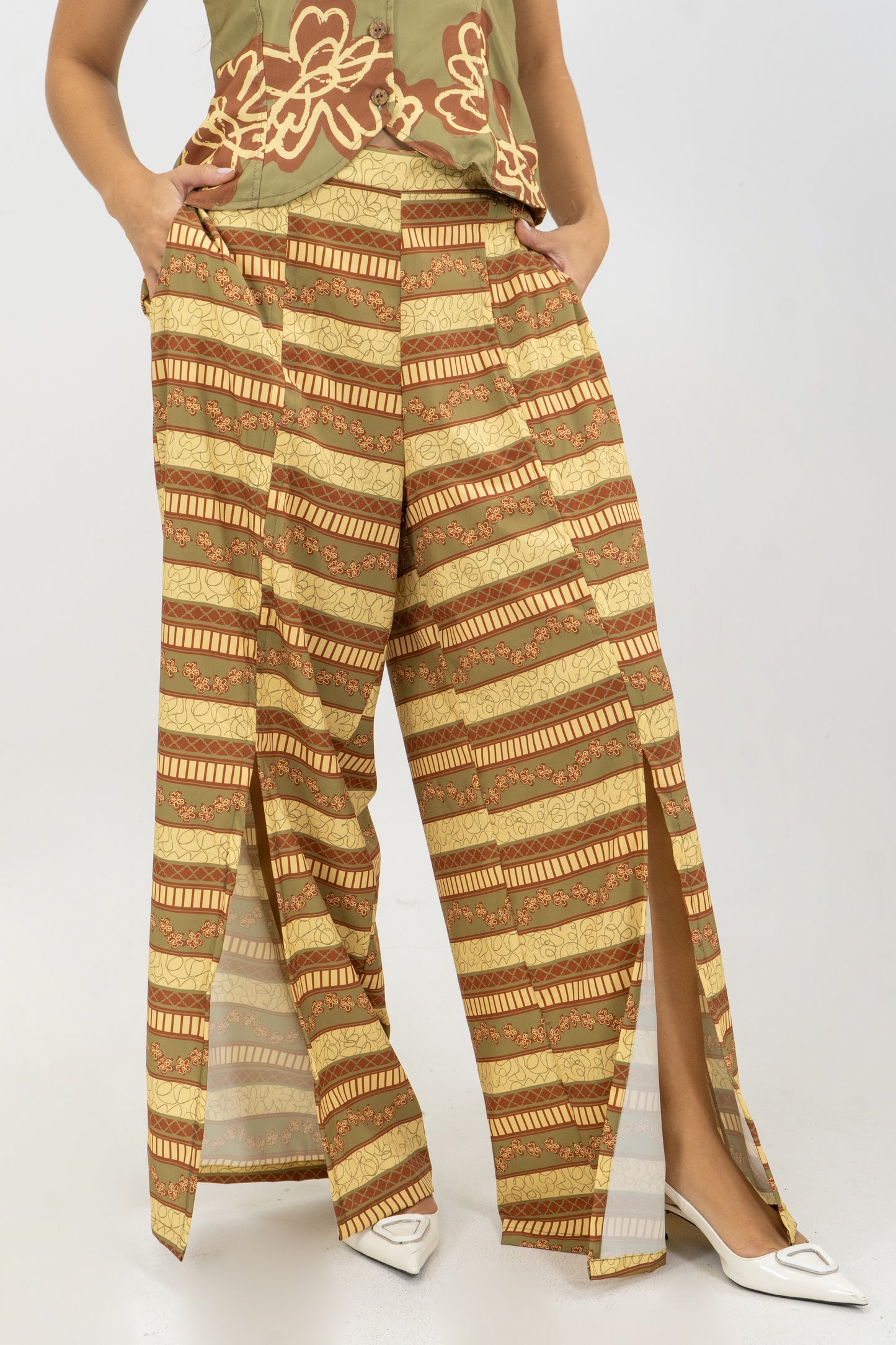 PANTALON ATENEA SAVANNA - COLOR AMARILLO