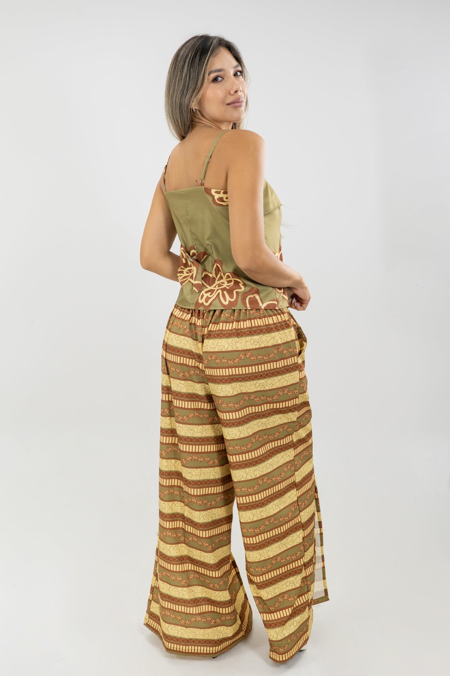 PANTALON ATENEA SAVANNA - COLOR AMARILLO
