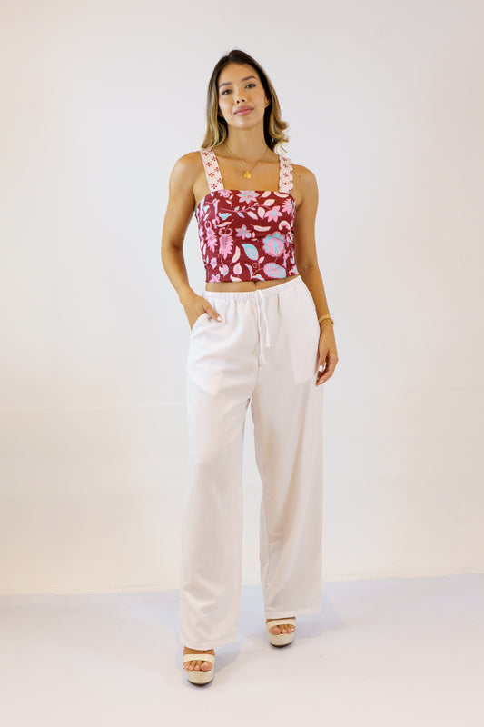 BLUSA CATALINA VINO TINTO