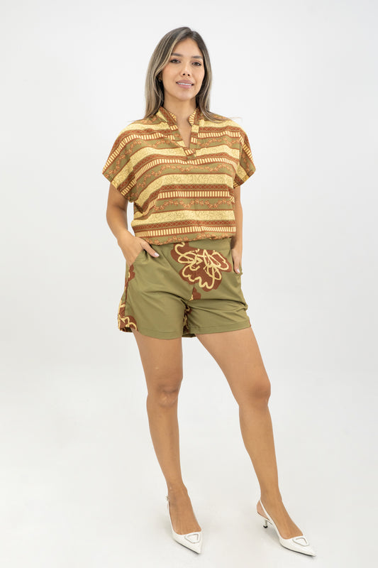 BLUSA SUSANA SAVANNA  - COLOR AMARILLO