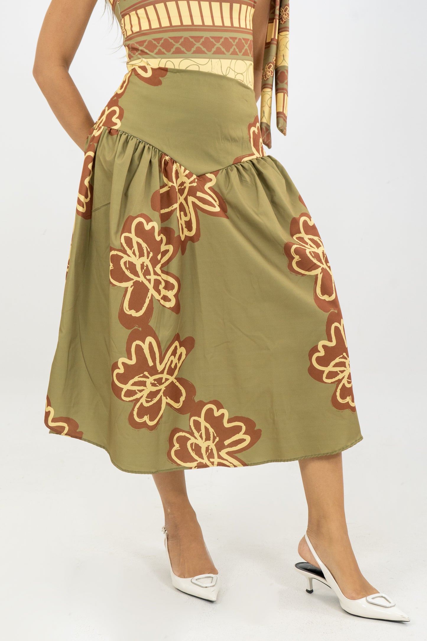 FALDA LUANA SAVANNA - COLOR VERDE