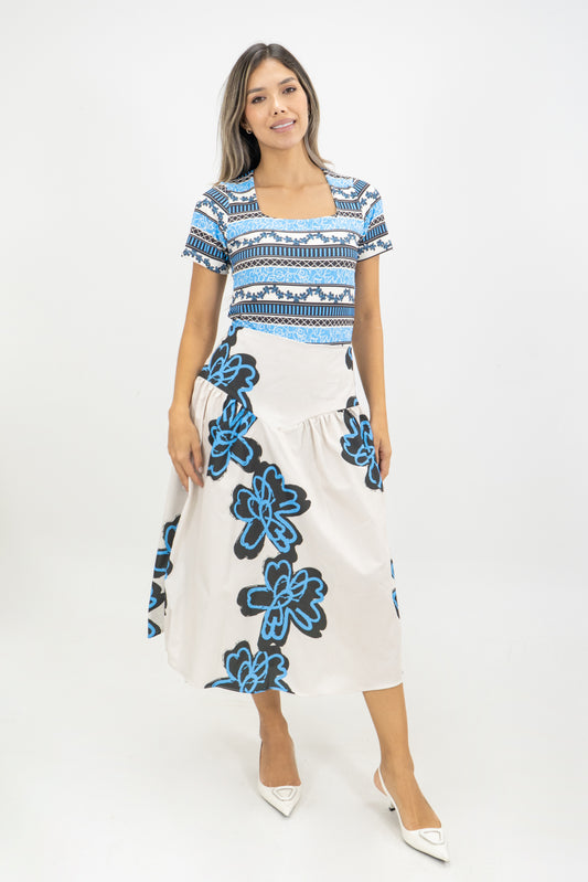 FALDA LUANA SAVANNA - COLOR BEIGE