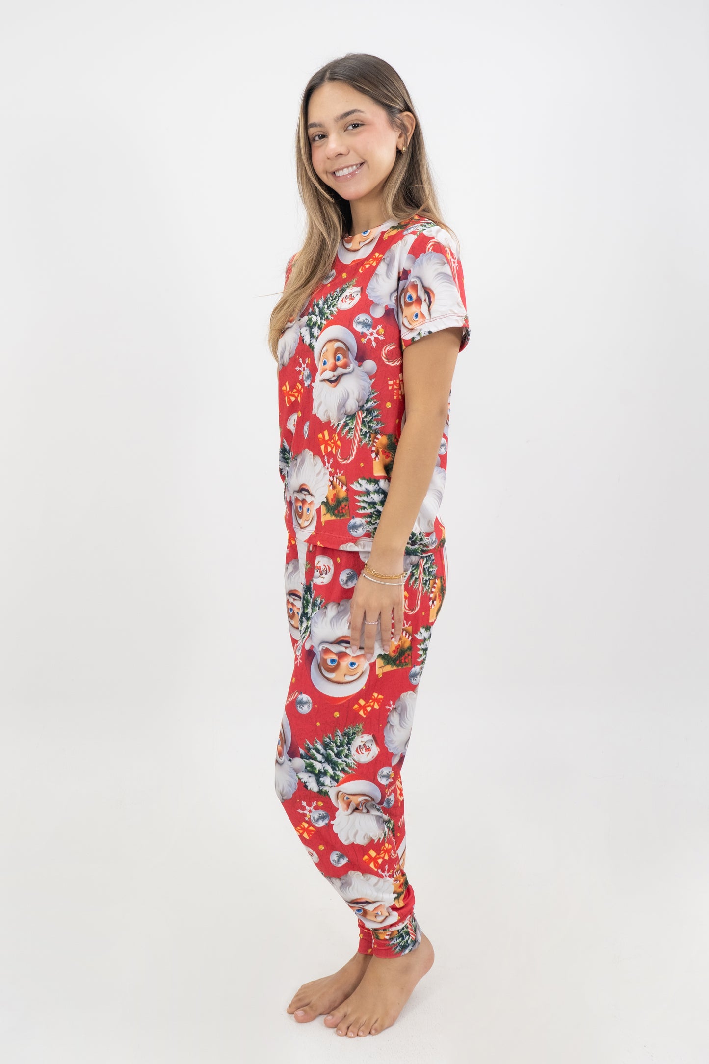 PIJAMA PANTALON LARGO SUBLIMADO MUJER SANTA
