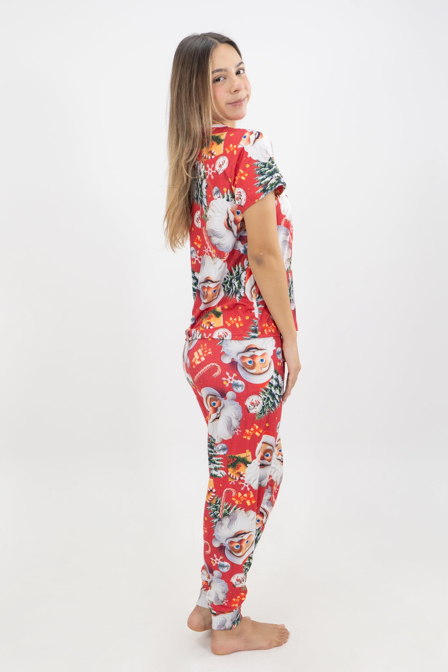 PIJAMA PANTALON LARGO SUBLIMADO MUJER SANTA