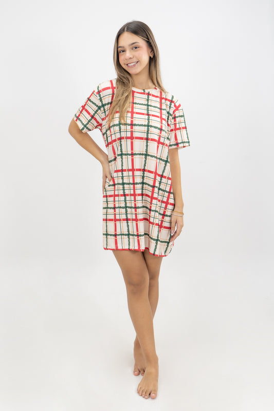 PIJAMA BATA MUJER MERRY CHRISTMAS