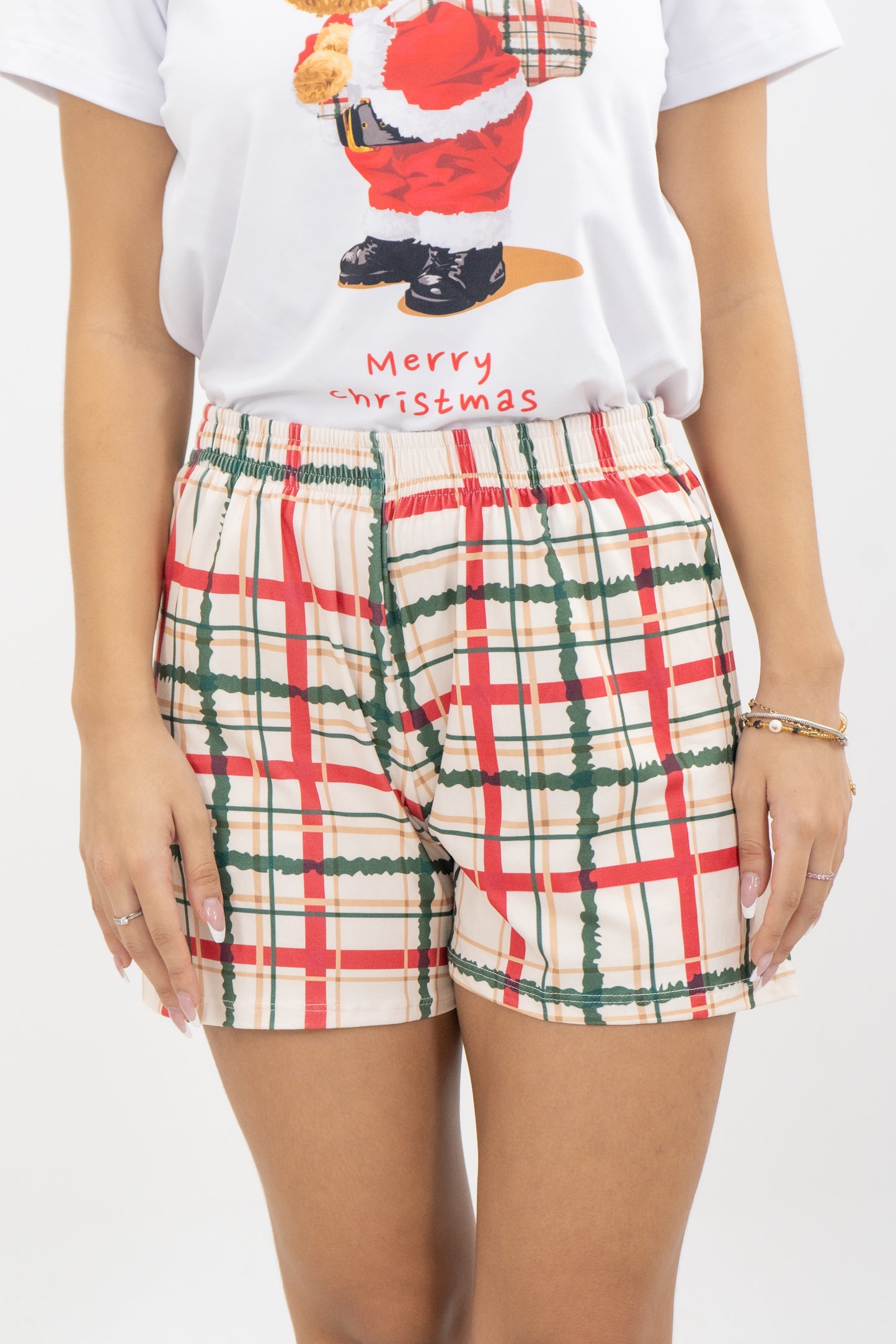 PIJAMA SHORT MUJER MERRY CHRISTMAS