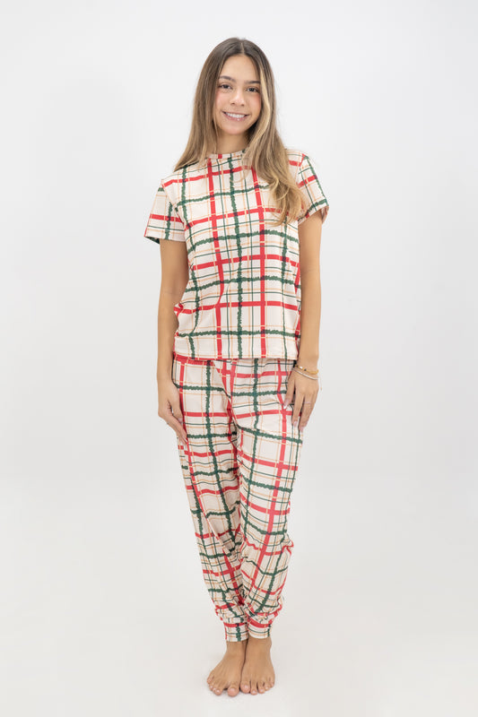 PIJAMA PANTALON LARGO SUBLIMADO MUJER MERRY CHRISTMAS