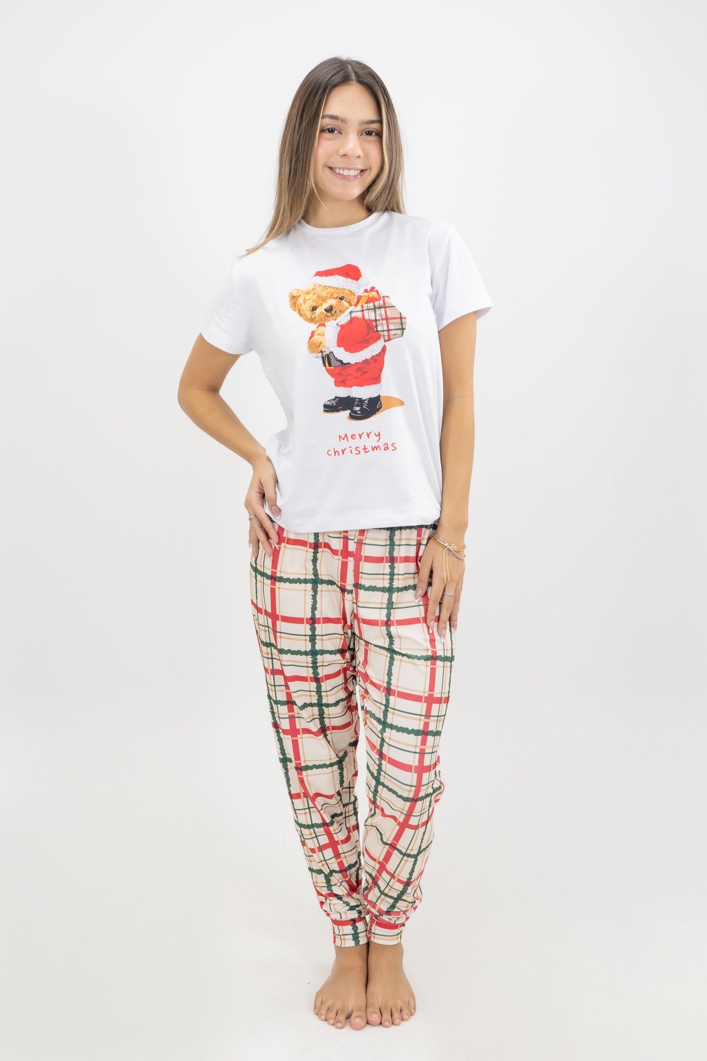 PIJAMA PANTALON LARGO MUJER MERRY CHRISTMAS