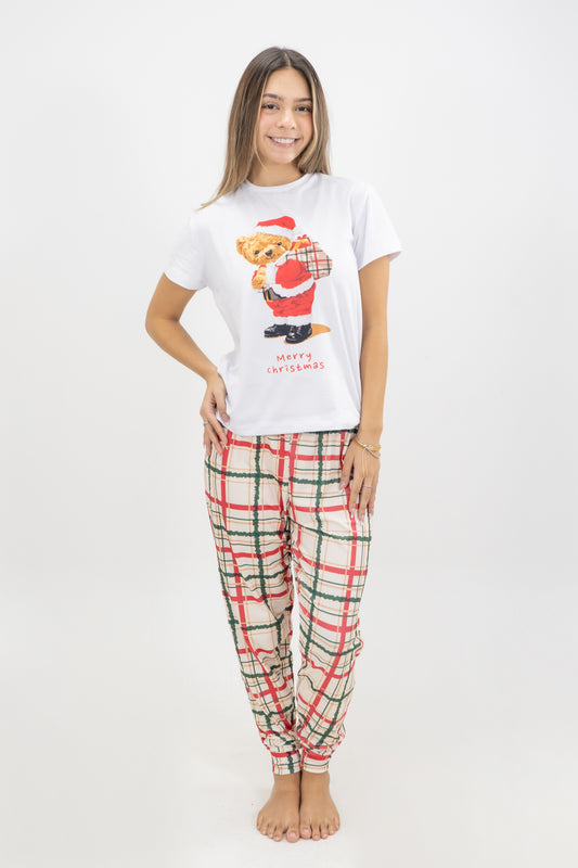 PIJAMA PANTALON LARGO MUJER MERRY CHRISTMAS