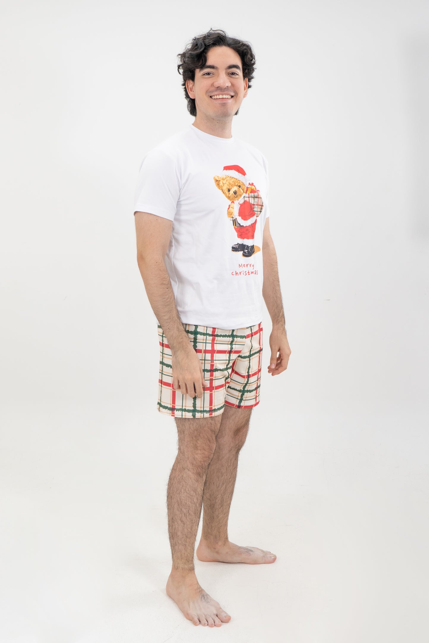 PIJAMA PANTALONETA HOMBRE MERRY CHRISTMAS