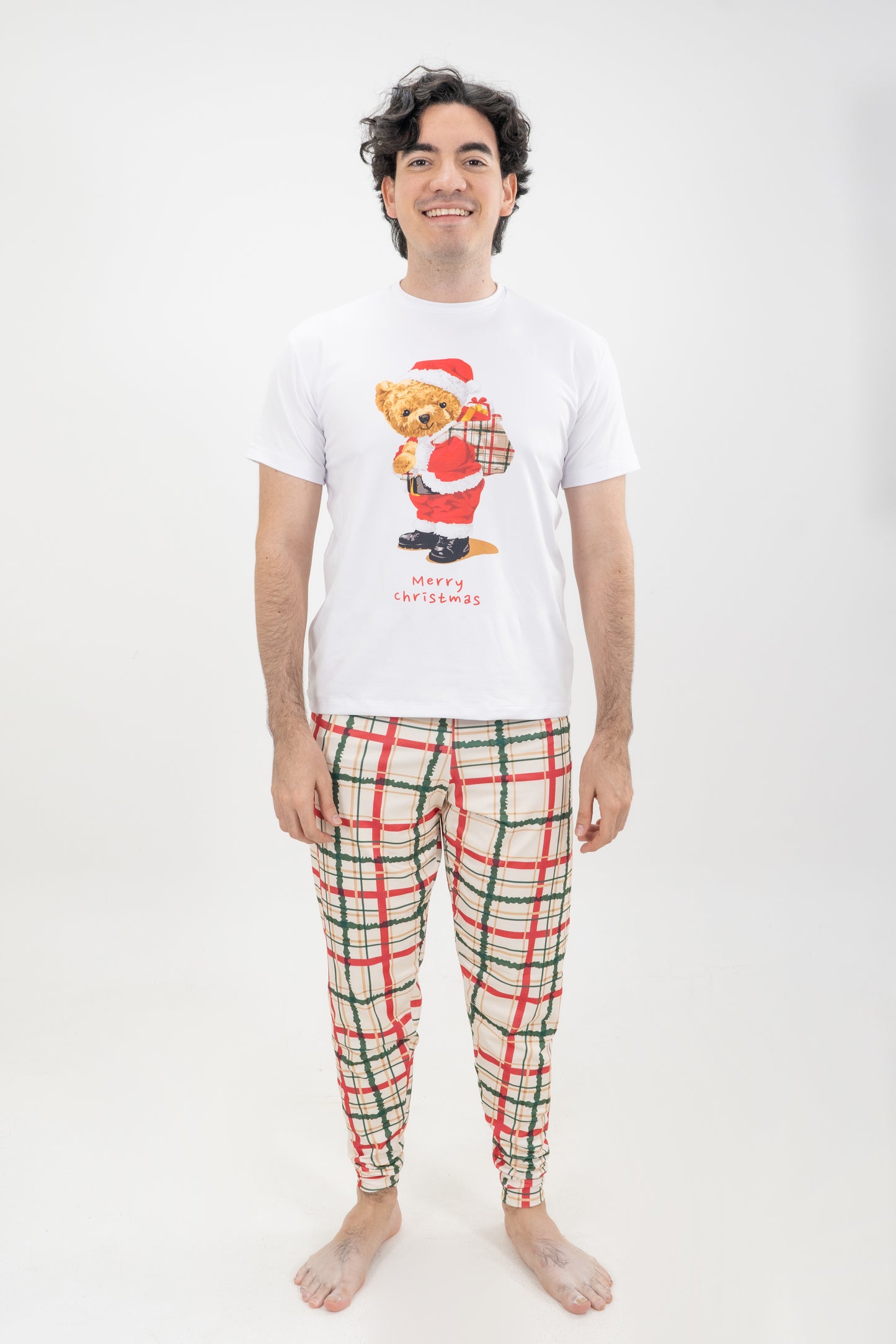 PIJAMA PANTALON LARGO HOMBRE MERRY CHRISTMAS