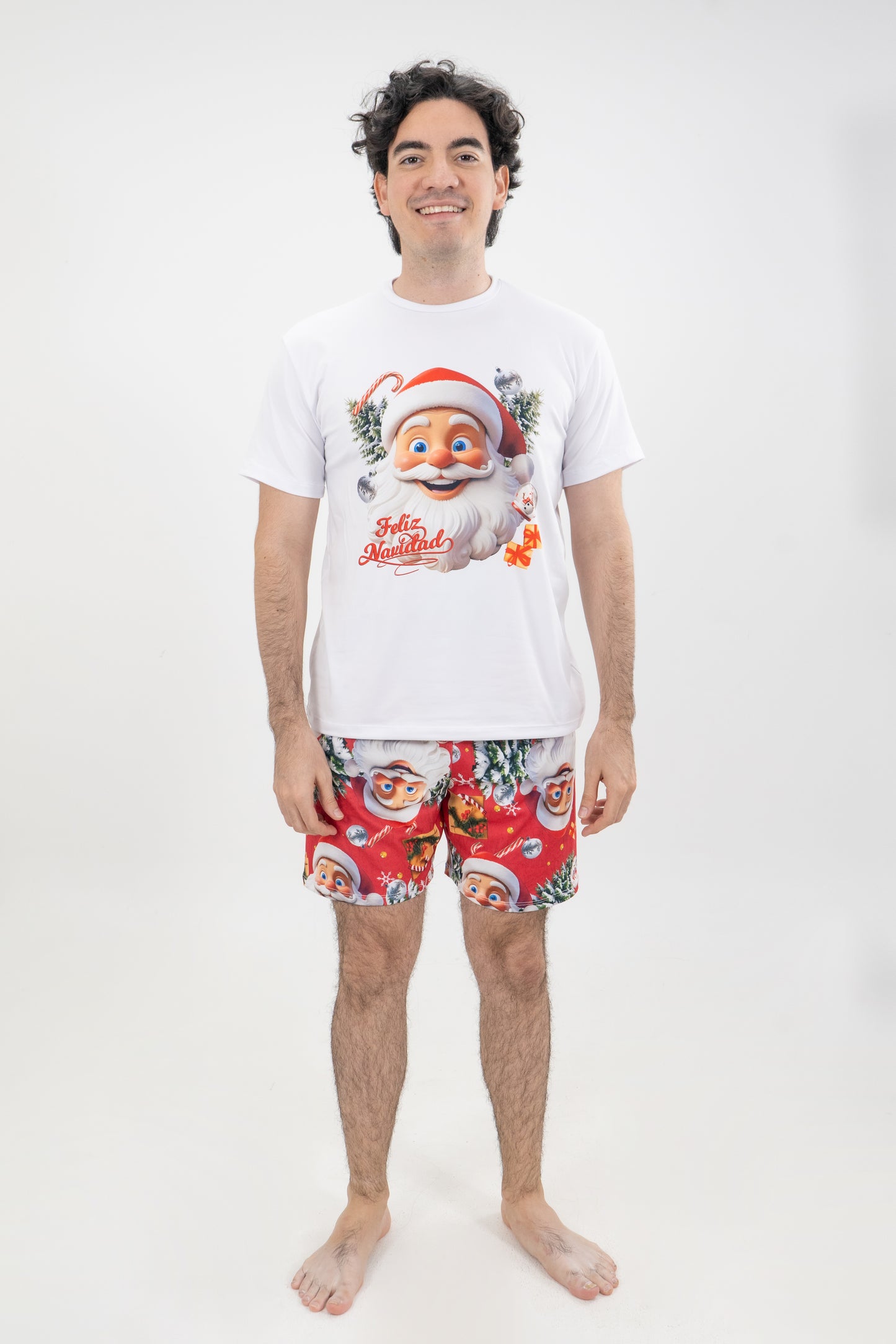 PIJAMA PANTALONETA HOMBRE SANTA