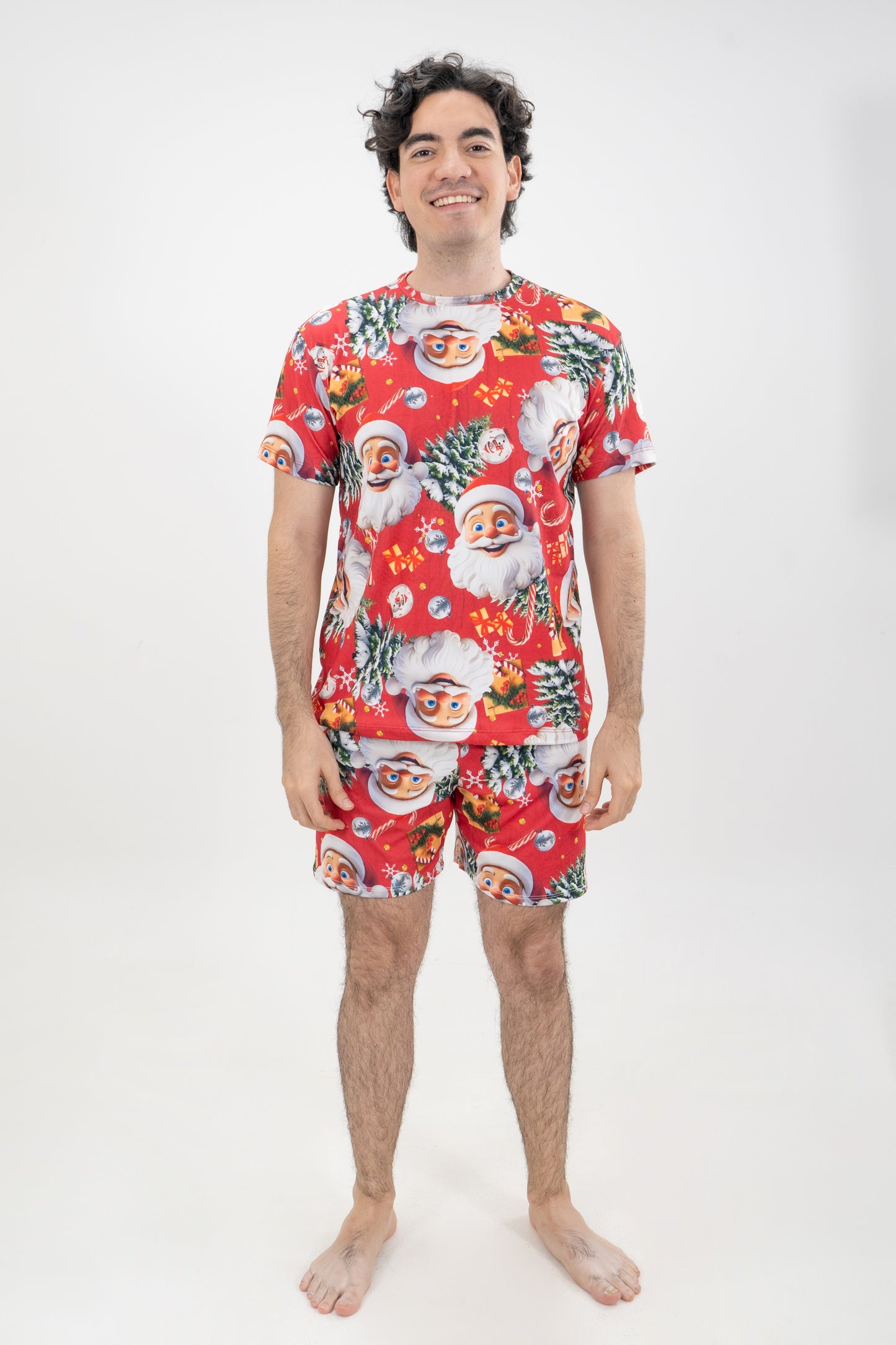 PIJAMA PANTALONETA SUBLIMADA HOMBRE SANTA