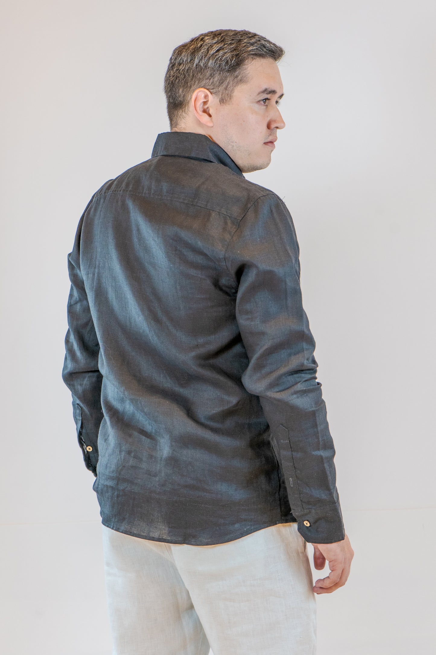 CAMISA LOUIS NEGRA DE HOMBRE