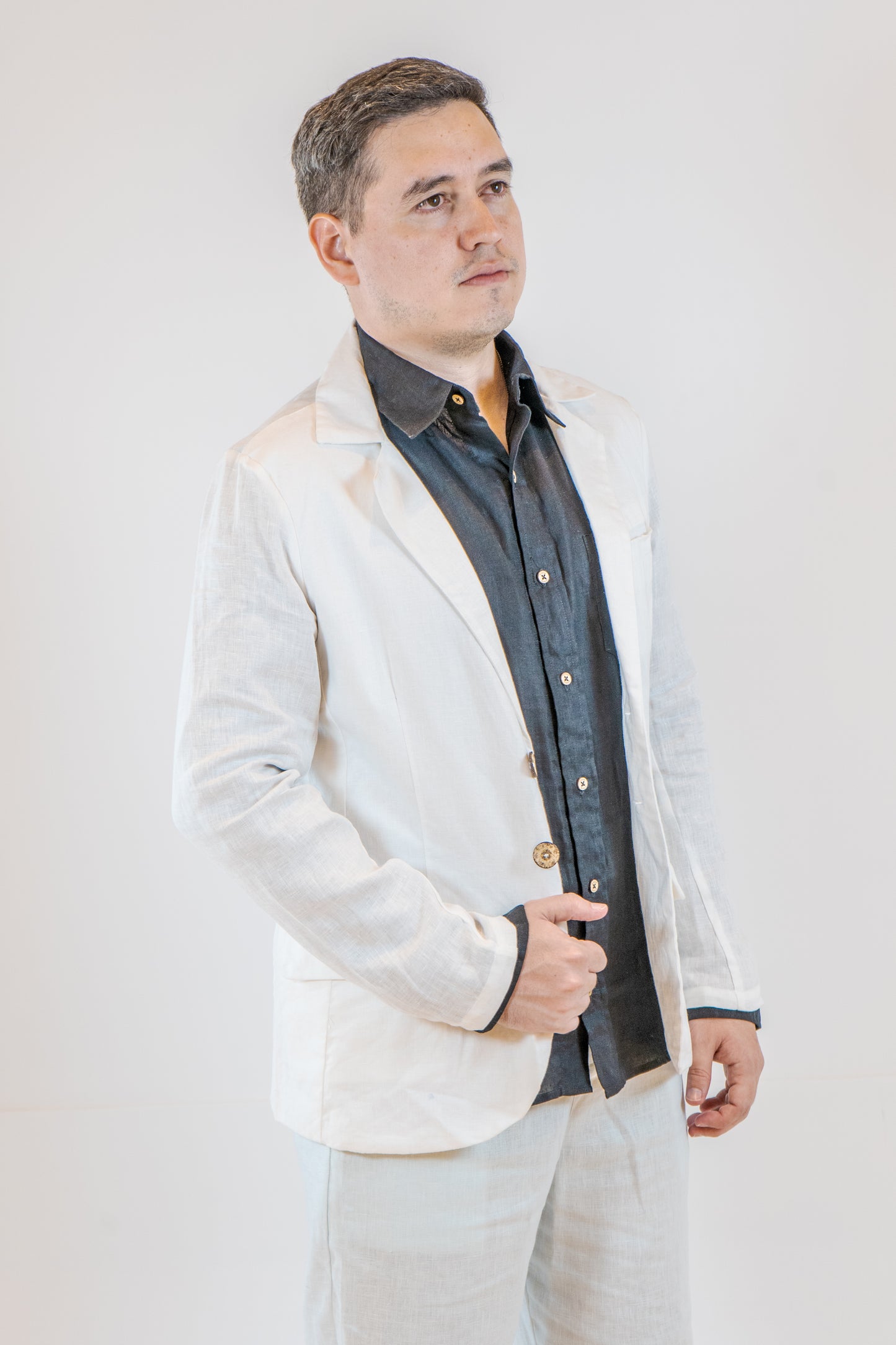 BLAZER BLANCO DE HOMBRE