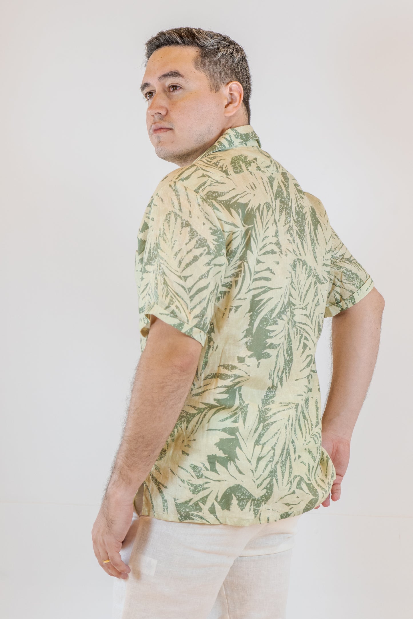 CAMISA LINO CASTELAR TIE DYE DE HOMBRE