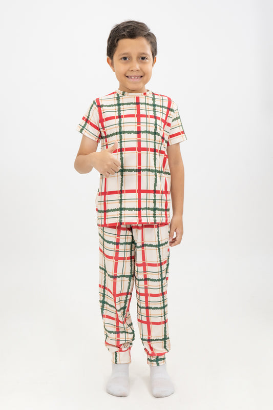 PIJAMA PANTALON SUBLIMADA NIÑOS MERRY CHRISTMAS