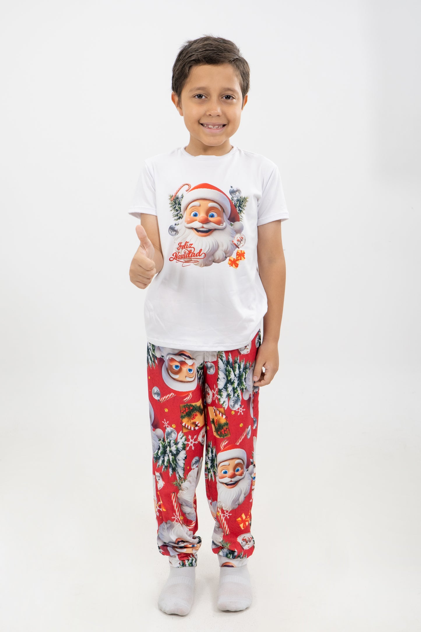 PIJAMA PANTALON LARGO NIÑOS SANTA