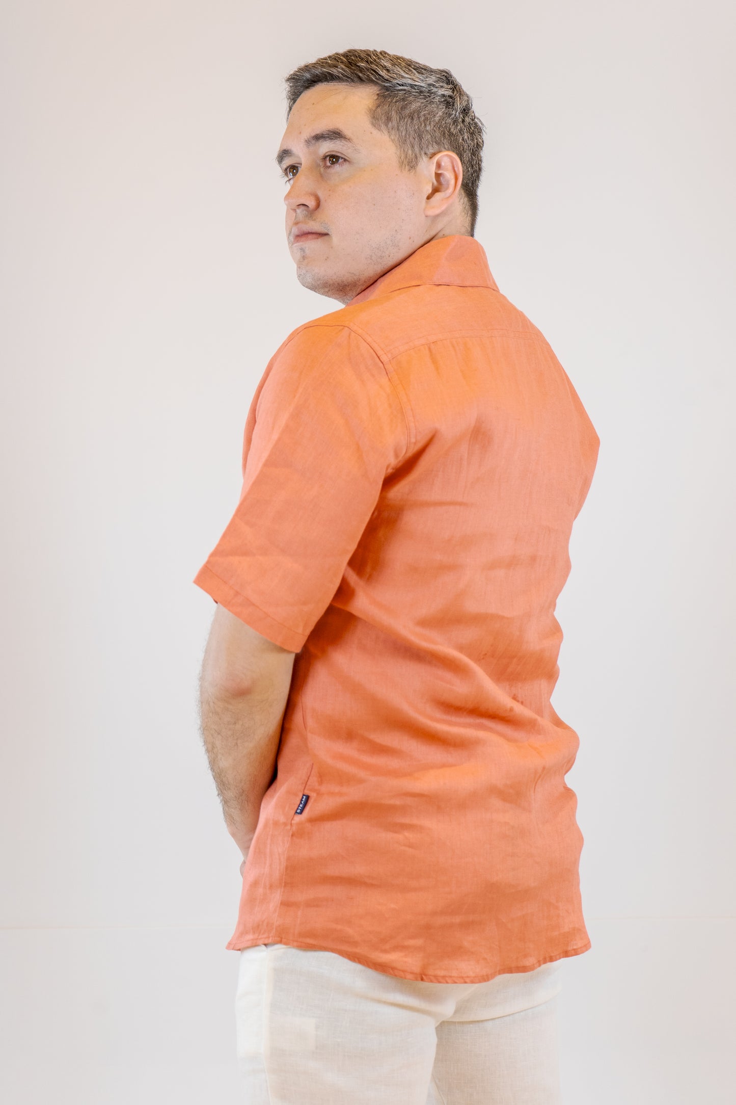 CAMISA LINO MAXIMO GINGER DE HOMBRE