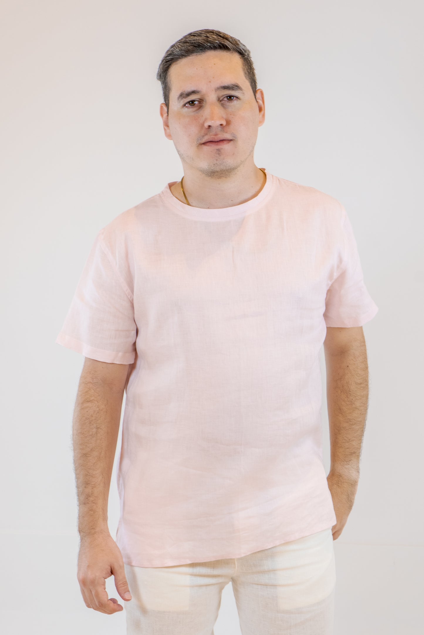 CAMISETA COOLINO ROSADO DE HOMBRE